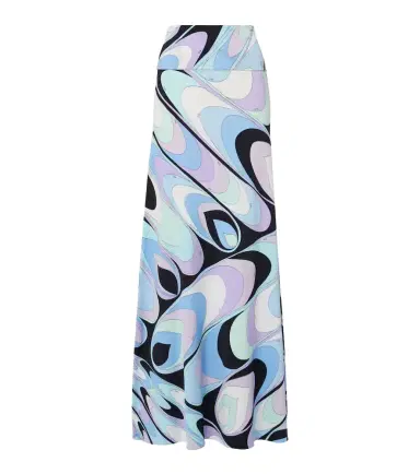 Pucci Jersey satin maxi skirt | Thumbnail 1 Pucci Jersey satin maxi skirt | Thumbnail 1