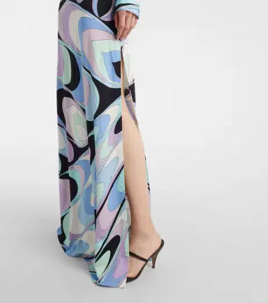 Pucci Vivara jersey maxi dress | Thumbnail 2 Pucci Vivara jersey maxi dress | Thumbnail 2