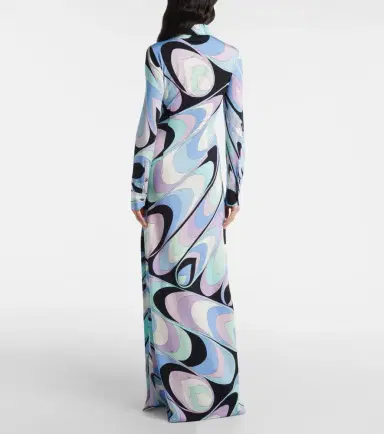 Pucci Vivara jersey maxi dress | Thumbnail 3 Pucci Vivara jersey maxi dress | Thumbnail 3