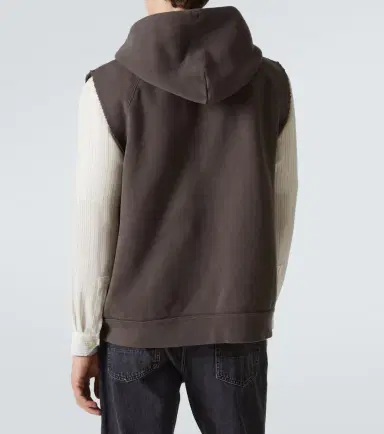 Our Legacy Motor cotton jersey zip-up vest | Thumbnail 4 Our Legacy Motor cotton jersey zip-up vest | Thumbnail 4