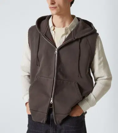 Our Legacy Motor cotton jersey zip-up vest | Thumbnail 5 Our Legacy Motor cotton jersey zip-up vest | Thumbnail 5
