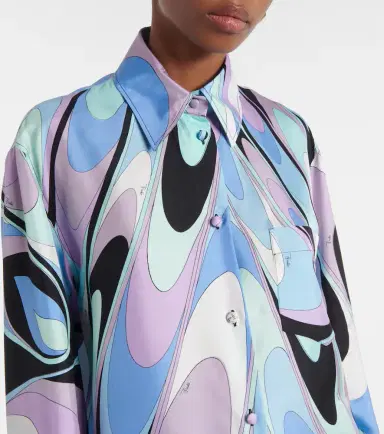 Pucci Printed silk twill pajama shirt | Thumbnail 2 Pucci Printed silk twill pajama shirt | Thumbnail 2