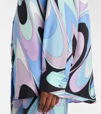 Pucci Printed silk twill pajama shirt | Thumbnail 3 Pucci Printed silk twill pajama shirt | Thumbnail 3
