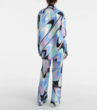 Pucci Printed silk twill pajama shirt | Thumbnail 4 Pucci Printed silk twill pajama shirt | Thumbnail 4