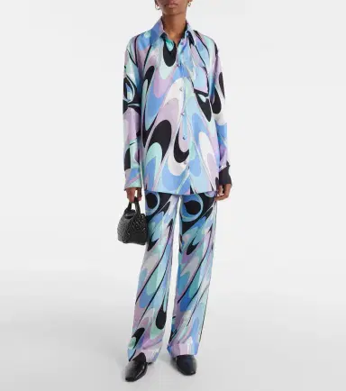 Pucci Printed silk twill pajama shirt | Thumbnail 5 Pucci Printed silk twill pajama shirt | Thumbnail 5