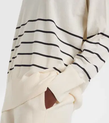 Max Mara Levante striped cotton and silk sweater | Thumbnail 2 Max Mara Levante striped cotton and silk sweater | Thumbnail 2