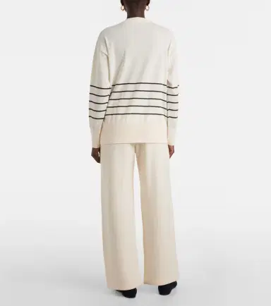 Max Mara Levante striped cotton and silk sweater | Thumbnail 4 Max Mara Levante striped cotton and silk sweater | Thumbnail 4