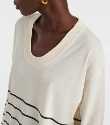 Max Mara Levante striped cotton and silk sweater | Thumbnail 5 Max Mara Levante striped cotton and silk sweater | Thumbnail 5