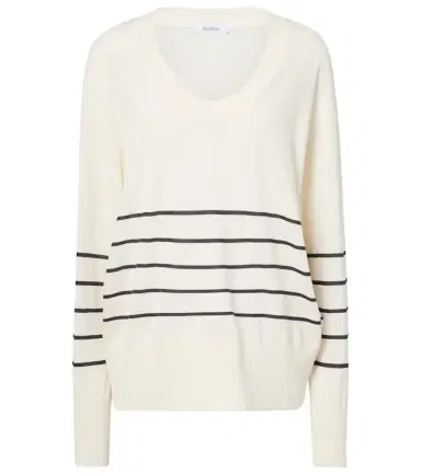 Max Mara Levante striped cotton and silk sweater | Thumbnail 1 Max Mara Levante striped cotton and silk sweater | Thumbnail 1