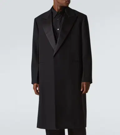 Jil Sander Silk-trimmed wool coat | Thumbnail 2 Jil Sander Silk-trimmed wool coat | Thumbnail 2