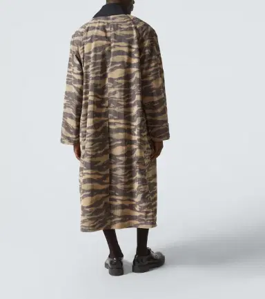 Jil Sander Camouflage crêpe de chine car coat | Thumbnail 2 Jil Sander Camouflage crêpe de chine car coat | Thumbnail 2