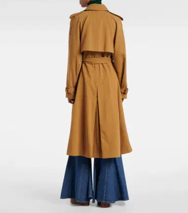 Chloe Chloé Cotton gabardine trench coat | Thumbnail 6 Chloe Chloé Cotton gabardine trench coat | Thumbnail 6