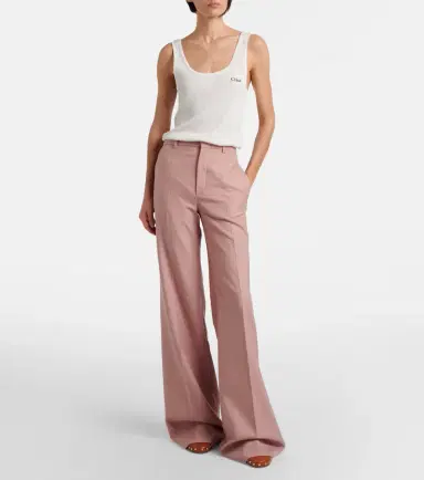 Chloe Chloé Ribbed-knit cotton tank top | Thumbnail 5 Chloe Chloé Ribbed-knit cotton tank top | Thumbnail 5