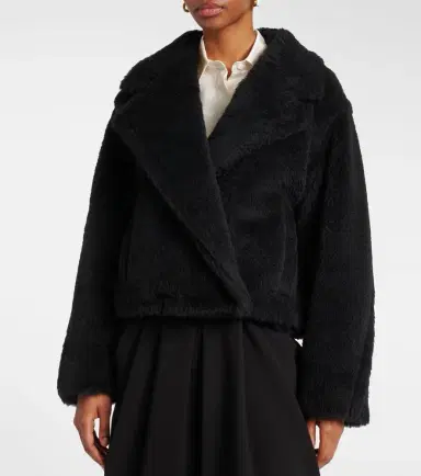 Max Mara Oggeri alpaca, wool, and silk teddy coat | Thumbnail 3 Max Mara Oggeri alpaca, wool, and silk teddy coat | Thumbnail 3