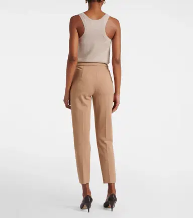 Max Mara Pegno jersey slim pants | Thumbnail 4 Max Mara Pegno jersey slim pants | Thumbnail 4