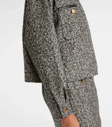 Max Mara Demien wool-blend tweed jacket | Thumbnail 4 Max Mara Demien wool-blend tweed jacket | Thumbnail 4