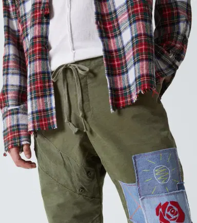 Greg Lauren Patchwork cotton sweatpants | Thumbnail 5 Greg Lauren Patchwork cotton sweatpants | Thumbnail 5