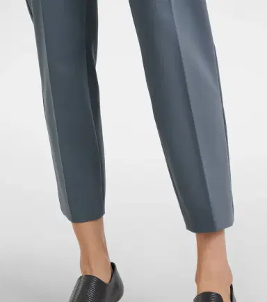 Max Mara Pegno jersey cropped pants | Thumbnail 2 Max Mara Pegno jersey cropped pants | Thumbnail 2