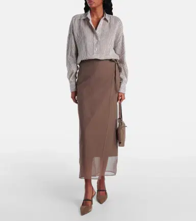 Brunello Cucinelli Duo Small suede shoulder bag | Thumbnail 6 Brunello Cucinelli Duo Small suede shoulder bag | Thumbnail 6