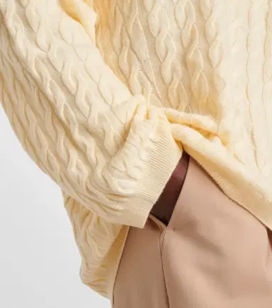 Jardin des Orangers Cable-knit wool and cashmere sweater | Thumbnail 2 Jardin des Orangers Cable-knit wool and cashmere sweater | Thumbnail 2