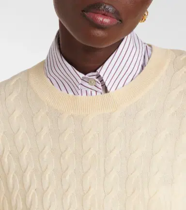Jardin des Orangers Cable-knit wool and cashmere sweater | Thumbnail 6 Jardin des Orangers Cable-knit wool and cashmere sweater | Thumbnail 6