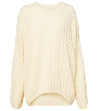 Jardin des Orangers Cable-knit wool and cashmere sweater | Thumbnail 1 Jardin des Orangers Cable-knit wool and cashmere sweater | Thumbnail 1