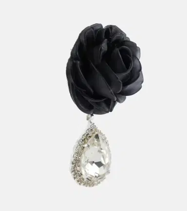Magda Butrym Mini Rose crystal-embellished drop earrings | Thumbnail 4 Magda Butrym Mini Rose crystal-embellished drop earrings | Thumbnail 4