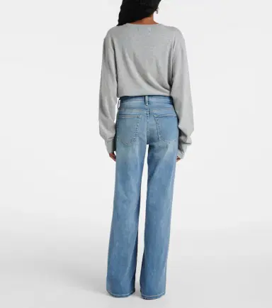Re/Done Cotton Stretch mid-rise wide-leg jeans | Thumbnail 3 Re/Done Cotton Stretch mid-rise wide-leg jeans | Thumbnail 3