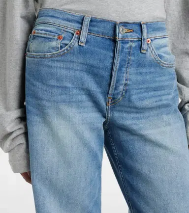 Re/Done Cotton Stretch mid-rise wide-leg jeans | Thumbnail 5 Re/Done Cotton Stretch mid-rise wide-leg jeans | Thumbnail 5