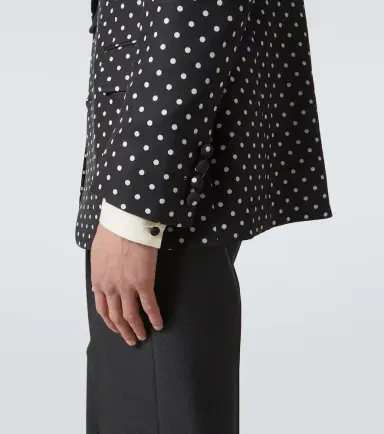 Valentino Polka-dot silk blazer | Thumbnail 3 Valentino Polka-dot silk blazer | Thumbnail 3