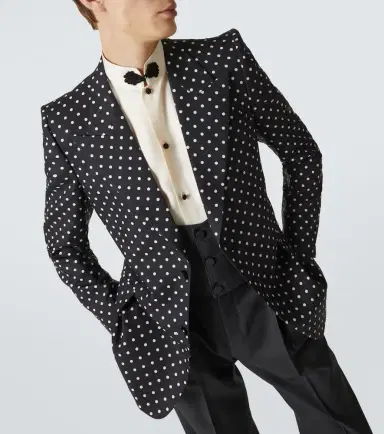 Valentino Polka-dot silk blazer | Thumbnail 5 Valentino Polka-dot silk blazer | Thumbnail 5