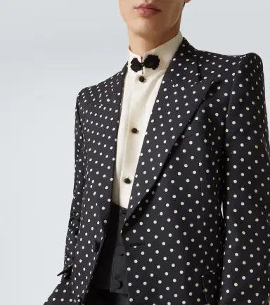 Valentino Polka-dot silk blazer | Thumbnail 7 Valentino Polka-dot silk blazer | Thumbnail 7