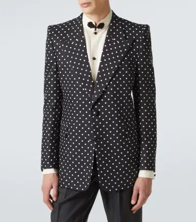 Valentino Polka-dot silk blazer | Thumbnail 8 Valentino Polka-dot silk blazer | Thumbnail 8