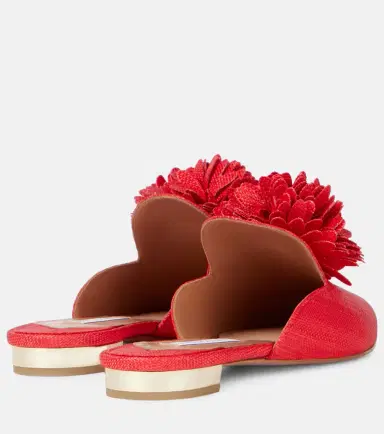 Aquazzura Couturier appliqué mules | Thumbnail 3 Aquazzura Couturier appliqué mules | Thumbnail 3