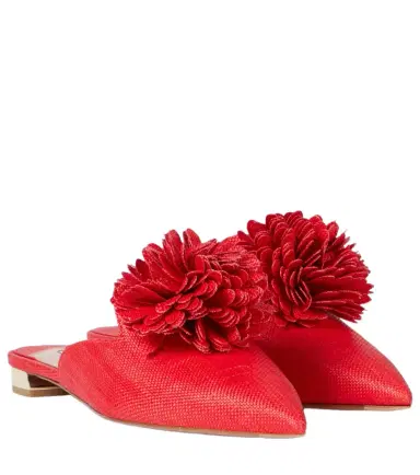 Aquazzura Couturier appliqué mules | Thumbnail 1 Aquazzura Couturier appliqué mules | Thumbnail 1