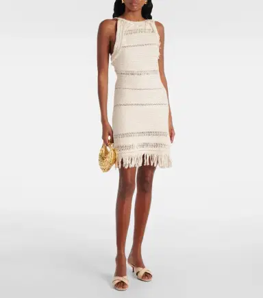 Aquazzura Divine 50 leather-trimmed raffia mules | Thumbnail 5 Aquazzura Divine 50 leather-trimmed raffia mules | Thumbnail 5