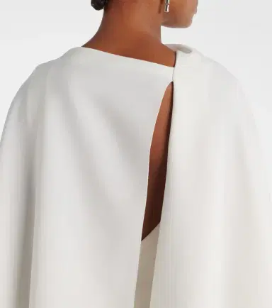 Roksanda Bridal Demetria caped crêpe midi dress | Thumbnail 5 Roksanda Bridal Demetria caped crêpe midi dress | Thumbnail 5