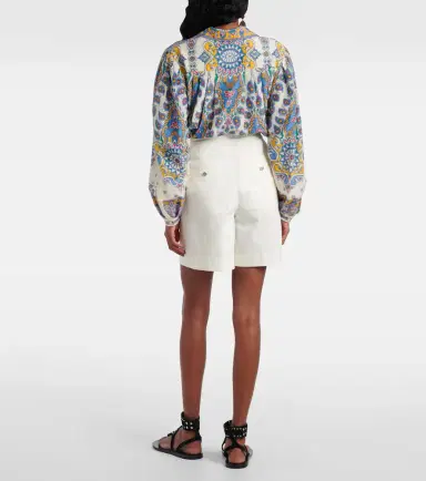 Etro Cotton-blend shorts | Thumbnail 5 Etro Cotton-blend shorts | Thumbnail 5
