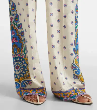 Etro Printed high-rise straight pants | Thumbnail 2 Etro Printed high-rise straight pants | Thumbnail 2