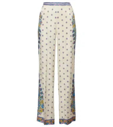 Etro Printed high-rise straight pants | Thumbnail 1 Etro Printed high-rise straight pants | Thumbnail 1