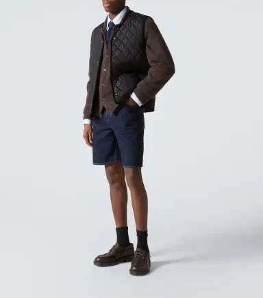 Burberry Mid-rise denim shorts | Thumbnail 4 Burberry Mid-rise denim shorts | Thumbnail 4