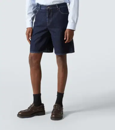 Burberry Mid-rise denim shorts | Thumbnail 5 Burberry Mid-rise denim shorts | Thumbnail 5