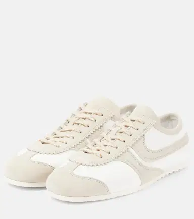Dries Van Noten Suede-trimmed leather sneakers | Thumbnail 4 Dries Van Noten Suede-trimmed leather sneakers | Thumbnail 4