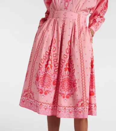 Etro Printed cotton-blend midi dress | Thumbnail 5 Etro Printed cotton-blend midi dress | Thumbnail 5