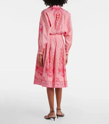 Etro Printed cotton-blend midi dress | Thumbnail 6 Etro Printed cotton-blend midi dress | Thumbnail 6