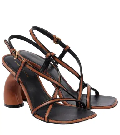 Dries Van Noten 95 leather sandals | Thumbnail 1 Dries Van Noten 95 leather sandals | Thumbnail 1