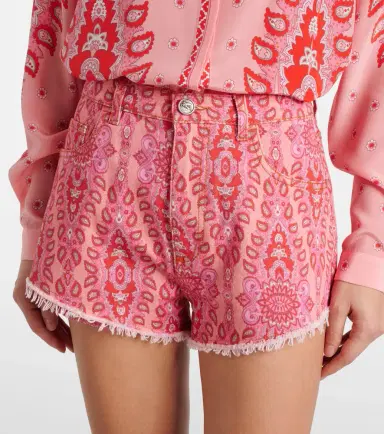 Etro Printed denim shorts | Thumbnail 3 Etro Printed denim shorts | Thumbnail 3