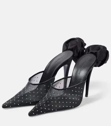Magda Butrym Crystal-embellished mesh pumps | Thumbnail 3 Magda Butrym Crystal-embellished mesh pumps | Thumbnail 3