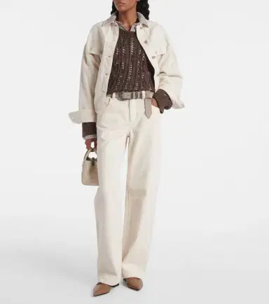 Brunello Cucinelli Pointy leather slingback flats | Thumbnail 5 Brunello Cucinelli Pointy leather slingback flats | Thumbnail 5