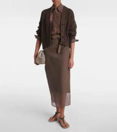 Brunello Cucinelli Monili suede thong sandals | Thumbnail 5 Brunello Cucinelli Monili suede thong sandals | Thumbnail 5